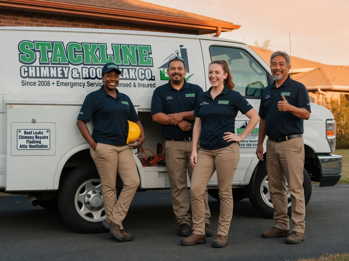 Chimney flashing repair company in Trenton, IL